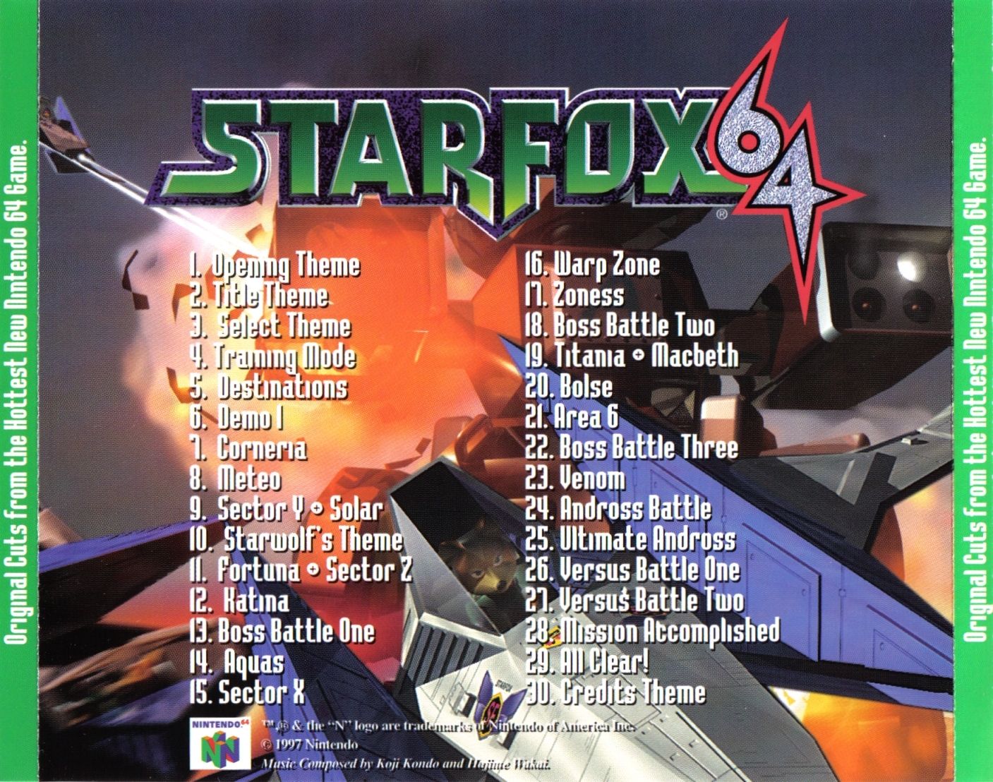 STARFOX 64 SOUNDTRACK CD (1997) MP3 - Download STARFOX 64